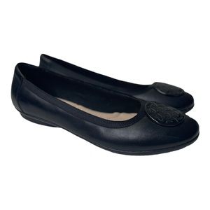 Collection By Clarks Gracelin Lola Women’s Black Leather Flats